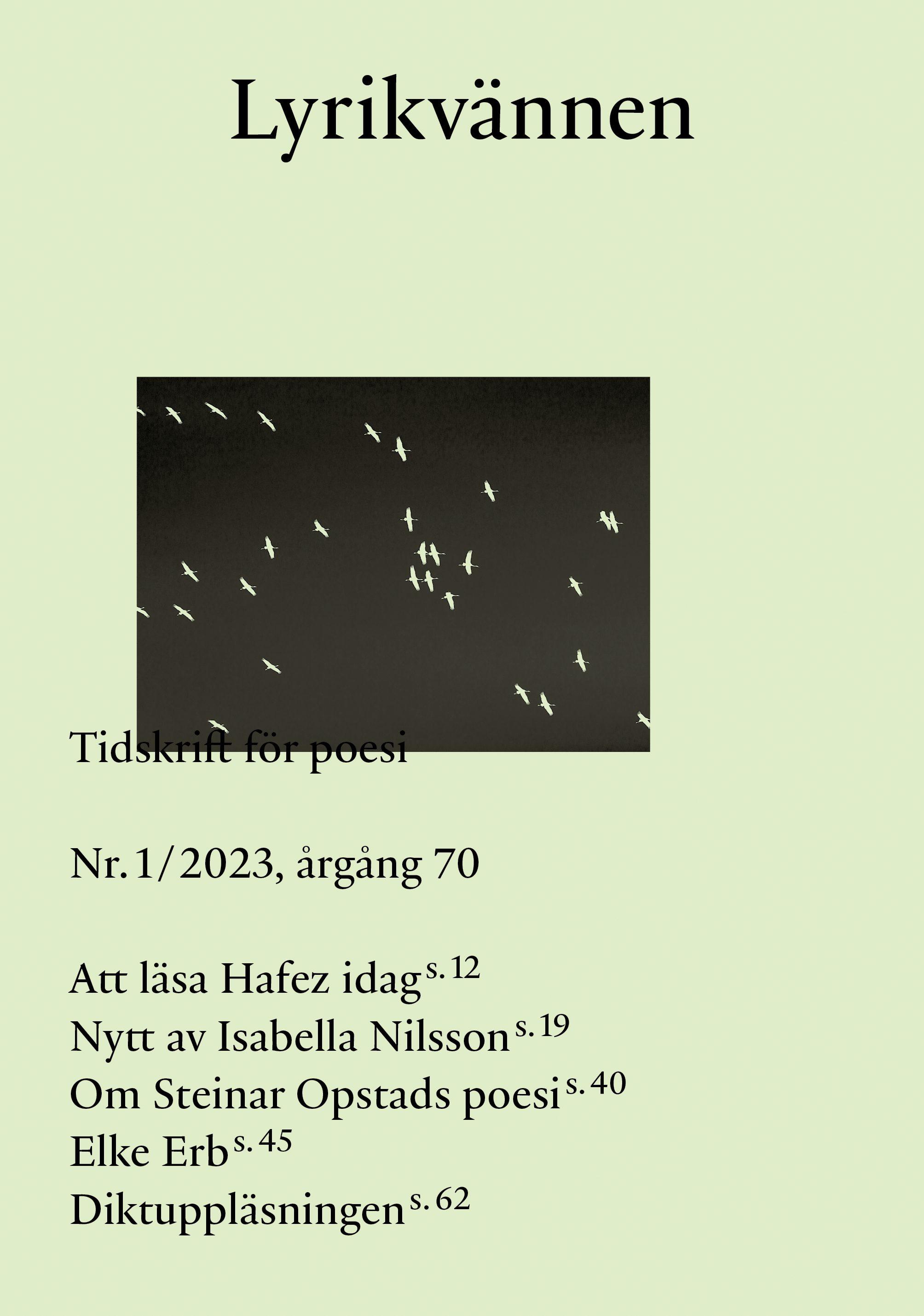 Omslag för Nr. 1, 2023